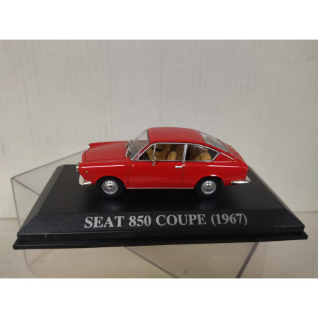 SEAT 850 COUPE 1967 ROJO NUESTROS QUERIDOS COCHES 1:43 ALTAYA IXO