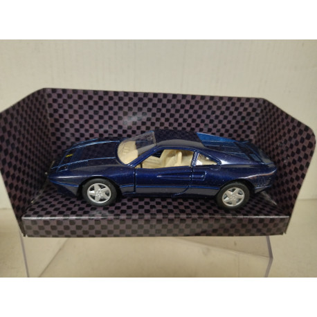 FERRARI 288 GTO BLUE COLLEZIONE SHELL 1:38 MAISTO PULLBACK