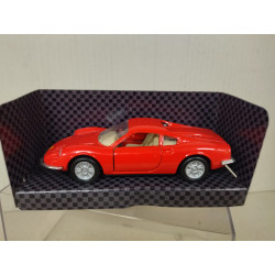 FERRARI DINO 246 YELLOW COLLEZIONE SHELL 1:38 MAISTO PULLBACK