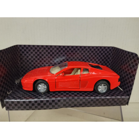 FERRARI 512 TR RED COLLEZIONE SHELL 1:38 MAISTO PULLBACK