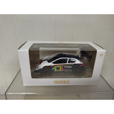 PEUGEOT 208 T16 PIKES PEAK BOX WHITE NOREV apx 1:64 NOREV 3 INCHES (7,5cm)