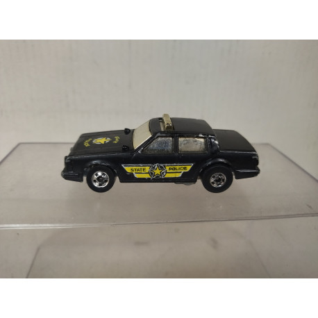STATE-POLICE BLACK FLIPPER FLIP-OUTS 1:64 HOT WHEELS HONG KONG NO BOX