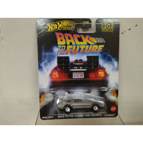 BACK TO THE FUTURE TIME MACHINE 1:64 HOT WHEELS PREMIUM