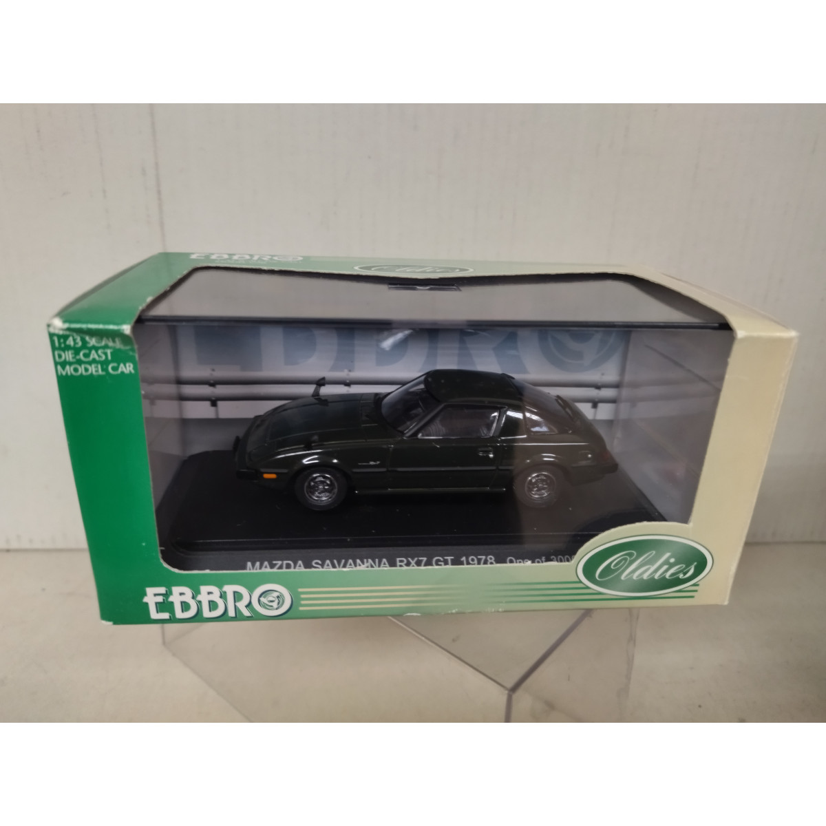 MAZDA SAVANNA RX-7 1978 GT GREEN OLDIES 1:43 EBBRO 587 - BCN STOCK