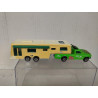 PICKUP CAMPING CAR + ROULOTTE 1:60/apx 1:64 MAJORETTE 268/313 NO BOX