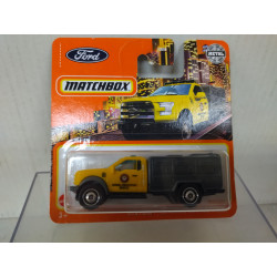 FORD F-150 2010 ANIMAL CONTROL TRUCK YELLOW 1:64 MATCHBOX