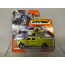 FORD F-550 SUPERDUTY PARAMEDIC YELLOW/GREEN 1:64 MATCHBOX