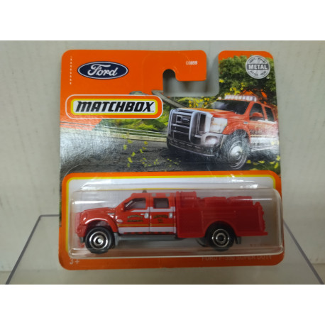 FORD F-550 SUPERDUTY PARAMEDIC RED 1:64 MATCHBOX