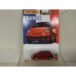 FIAT 500 2019 RED 3/12 FRANCE 1:64 MATCHBOX