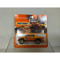 HONDA RIDGELINE 2007 PICKUP ORANGE 1:64 MATCHBOX