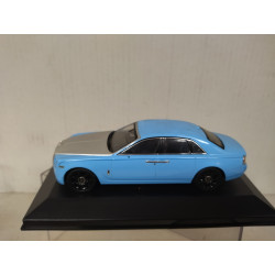 ROLLS ROYCE GHOST 2010 BLUE 1:43 IXO MOC168 DEFECT/NO RETROS/ BOX NO ORIGINAL
