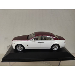 ROLLS ROYCE GHOST 2009 RED/WHITE 1:43 IXO MOC150 BOX NO ORIGINAL