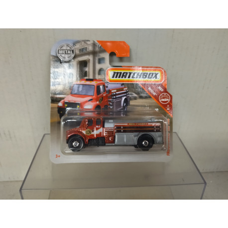 FREIGHTLINER M2 106 FIRE MBX RED 1:64 MATCHBOX
