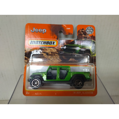 JEEP GLADIATOR 2020 GREEN 1:64 MATCHBOX