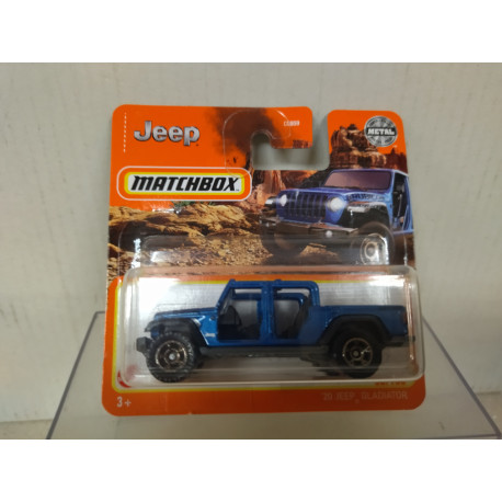 JEEP GLADIATOR 2020 BLUE 1:64 MATCHBOX