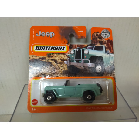 JEEP WILLYS JEPSTER 1948 LIGHT GREEN 1:64 MATCHBOX