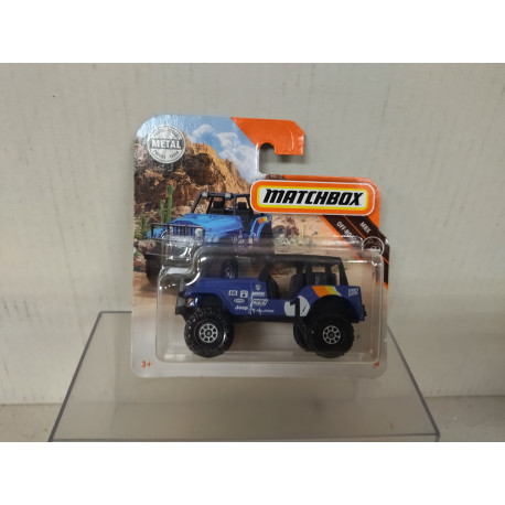 JEEP CJ-7 4X4 BLUE 1:64 MATCHBOX