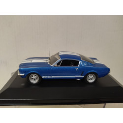FORD MUSTANG SHELBY 1965 GT-350H AZUL/BLANCO 1:43 DeAGOSTINI IXO CAJA NO ORIGINAL