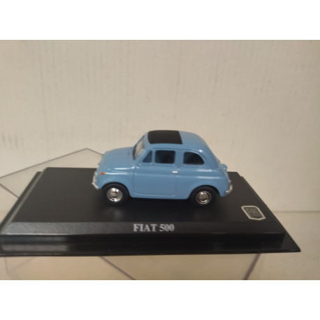 FIAT 500 1957 BLUE 1:43 DelPRADO BLISTER OPEN