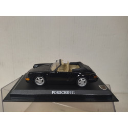 PORSCHE 911 CARRERA 4 CABRIOLET BLACK 1:43 DelPRADO BLISTER OPEN