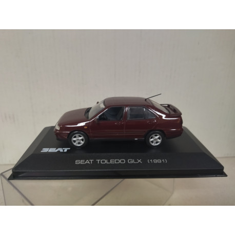 SEAT TOLEDO 1991 GLX DARK RED 1:43 ALTAYA IXO