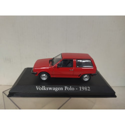 VOLKSWAGEN POLO 1982 ROJO 1:43 RBA IXO HARD BOX