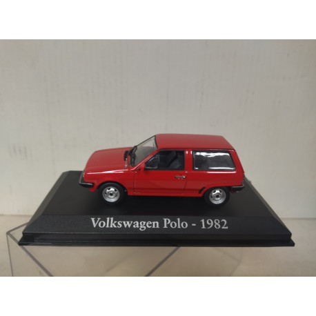 VOLKSWAGEN POLO 1982 ROJO 1:43 RBA IXO HARD BOX
