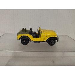 JEEP WILLYS AMARILLO DEFECTUOSO 1:64 GUISVAL USADO/NO CAJA