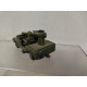 JEEP WILLYS MILITAR CON CAÑON Y FIGURA 1:64 GUISVAL NO BOX