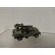 JEEP WILLYS MILITAR CON CAÑON Y FIGURA 1:64 GUISVAL NO BOX