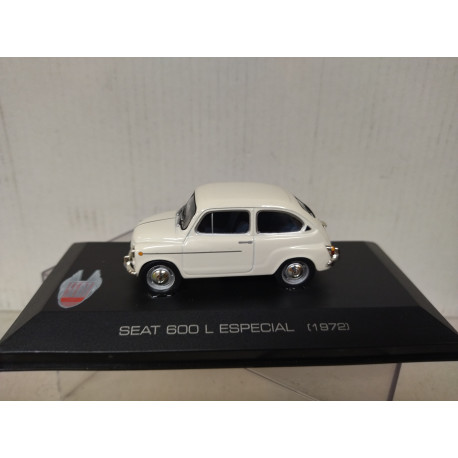SEAT 600 L 1972 ESPECIAL BLANCO 1:43 ALTAYA IXO