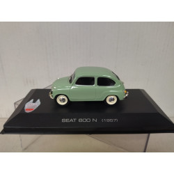 SEAT 600 N 1957 VERDE 1:43 ALTAYA IXO