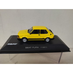 SEAT FURA 1981 AMARILLO 1:43 ALTAYA IXO CAJA
