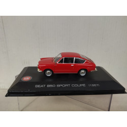 SEAT 850 SPORT COUPE 1967 ROJO 1:43 ALTAYA IXO