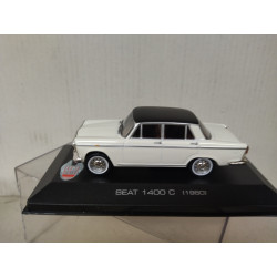 SEAT 1400 C 1960 BLANCO/NEGRO 1:43 ALTAYA IXO