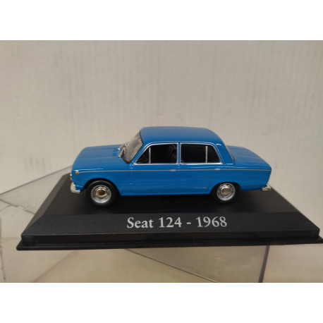 SEAT 124 1968 AZUL 1:43 RBA IXO HARD BOX