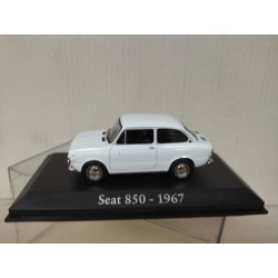 SEAT 850 1967 WHITE/BLANCO 1:43 RBA IXO HARD BOX