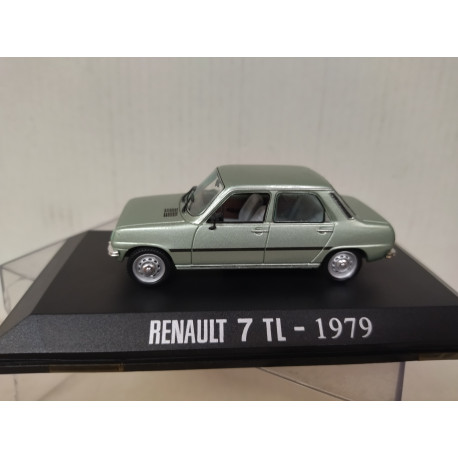 RENAULT 7 TL 1979 VERDE 1:43 HACHETTE NOREV