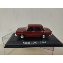 SIMCA 1000 1962 GRANATE 1:43 RBA IXO HARD BOX