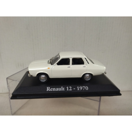 RENAULT 12 1970 BLANCO 1:43 RBA IXO HARD BOX