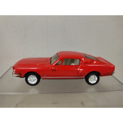 FORD SHELBY MUSTANG 1968 GT-500 RED 1:43 ERTL NO BOX