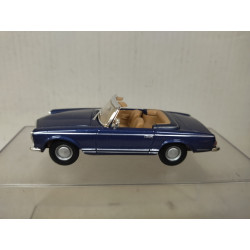 MERCEDES-BENZ W113 280 SL 1963 ROADSTER OPEN BLUE 1:43 HONGWELL NO BOX