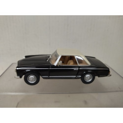 MERCEDES-BENZ W113 280 SL 1963 ROADSTER CLOSED BLACK 1:43 SCHUCO JUNIOR NO BOX