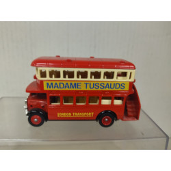 AEC REGENT 1932 DOUBLE DECKER AUTOBUS LONDON MADAME TUSSAUDS LLEDO NO BOX