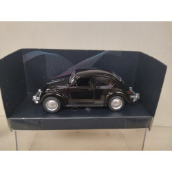 VOLKSWAGEN BEETLE/COX/KAFER BLACK OUSDY PULL BACK/OPEN DOOR DIECAST