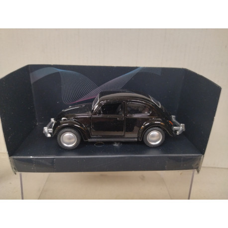 VOLKSWAGEN BEETLE/COX/KAFER BLACK OUSDY PULL BACK/OPEN DOOR DIECAST