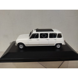 RENAULT 4 L 1981 LIMOUSINE WHITE 1:43 IXO HACHETTE CAJA NO ORIGINAL