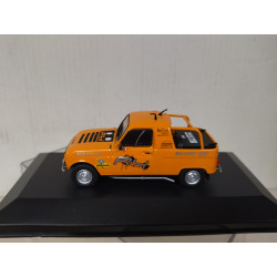 RENAULT 4 1986 RAID AFRI-4L PICKUP 1:43 HACHETTE IXO CAJA NO ORIGINAL