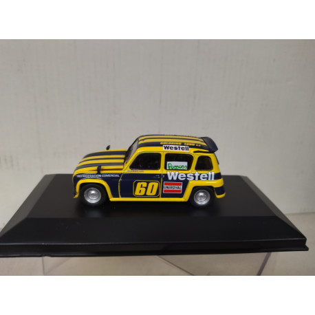 RENAULT 4 L 1987 PETER GOLDRING 1300cc 1:43 HACHETTE IXO CAJA NO ORIGINAL