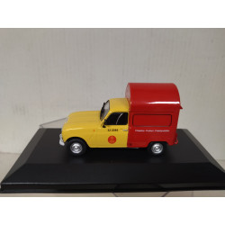 RENAULT 4 FOURGONNETTE POSTE DANOISE 1:43 HACHETTE IXO CAJA NO ORIGINAL